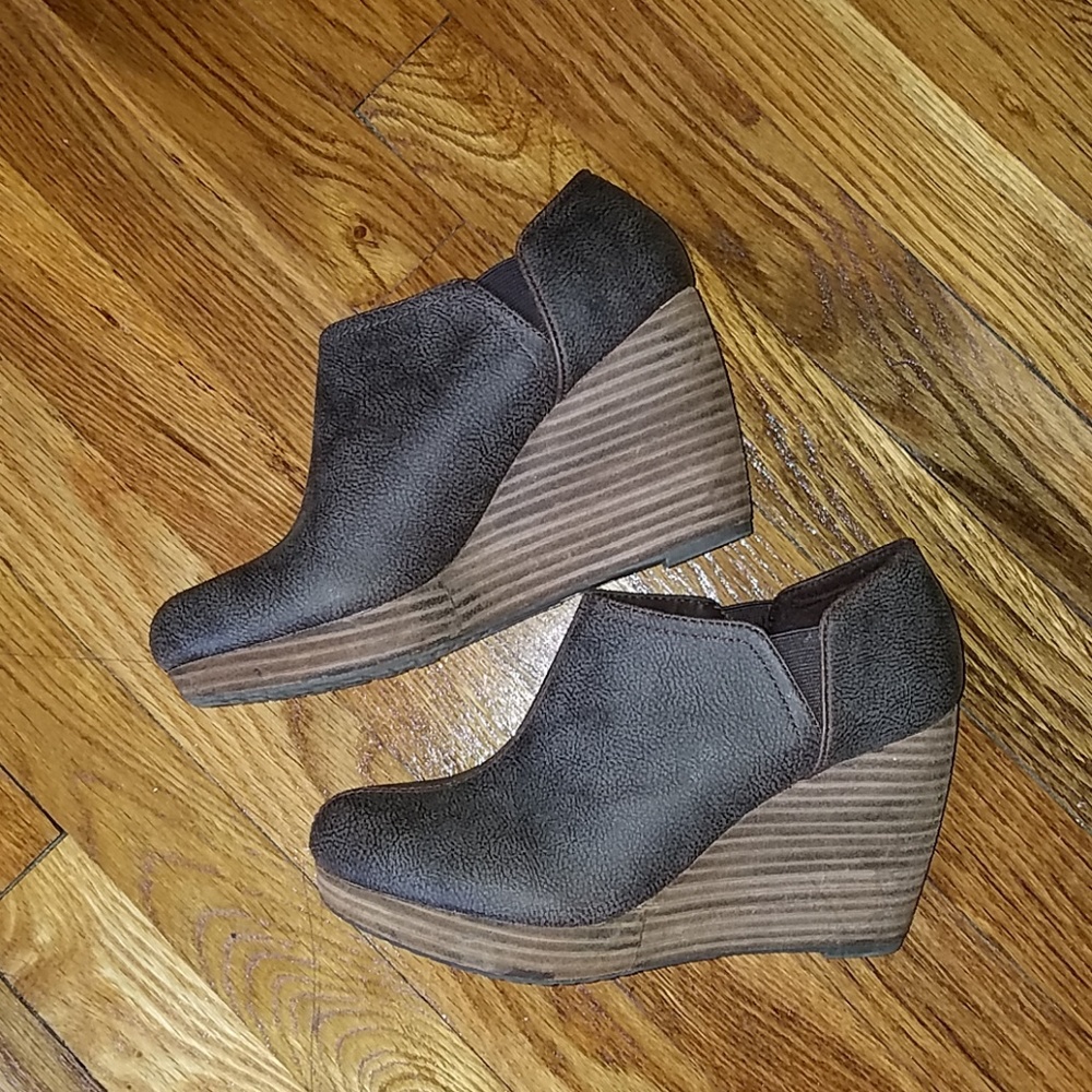 Dr. Scholl's Brown Wedge 7.5